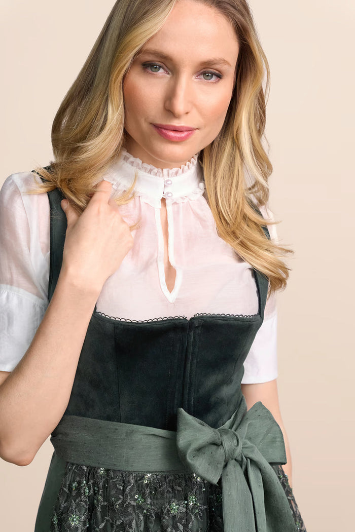 Kruger Long Dirndl 2pcs. 70cm "Elira" green