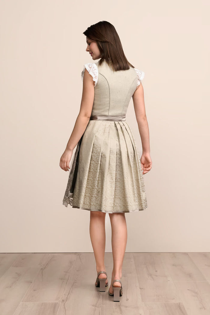 Kruger midi Dirndl 2pcs. 60cm "Hellin" green