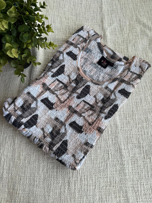 L size smocking pc nighty