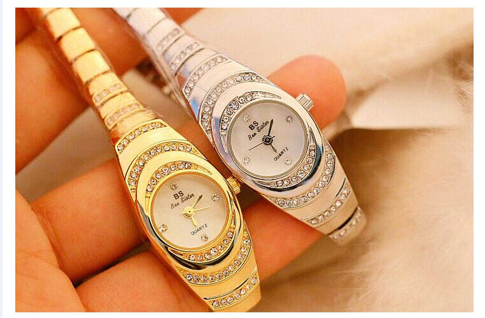 Ladies Gold Watch Diamond Wristwatch Female Fashion Bracelet Watches Women Full Diamond Watch 🇨🇳