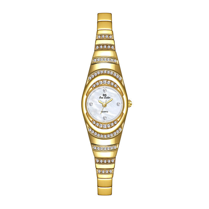 Ladies Gold Watch Diamond Wristwatch Female Fashion Bracelet Watches Women Full Diamond Watch 🇨🇳