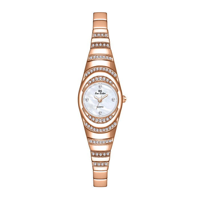 Ladies Gold Watch Diamond Wristwatch Female Fashion Bracelet Watches Women Full Diamond Watch 🇨🇳