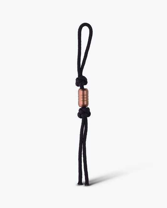 Rose Gold PVD Stainless Steel Bead Lanyard - Vertical View | Benchmade Knife Co.