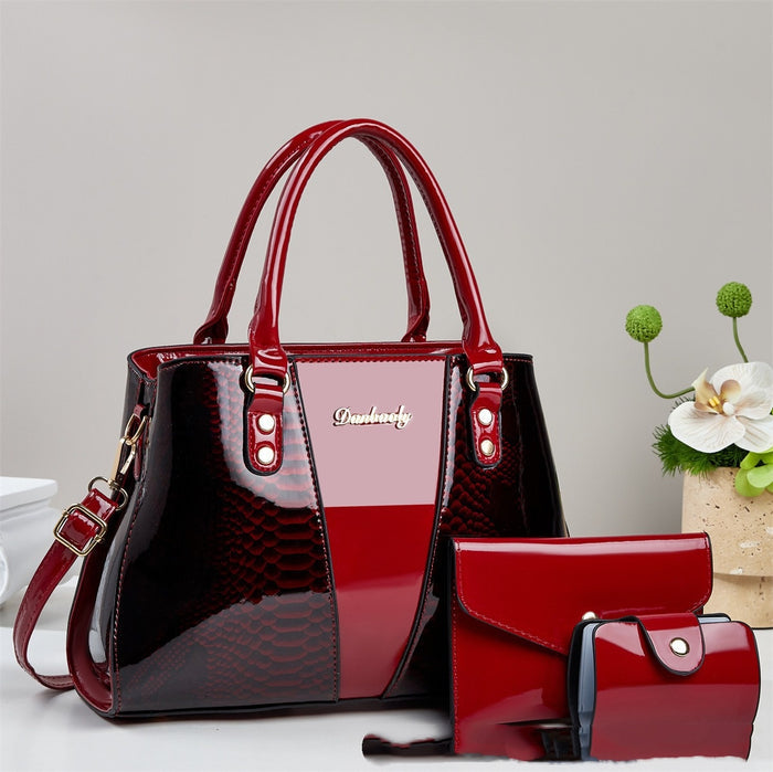 Large-capacity Shouldercrossbody Bag With A Snakeskin Pattern Tote Handbag 🇨🇳
