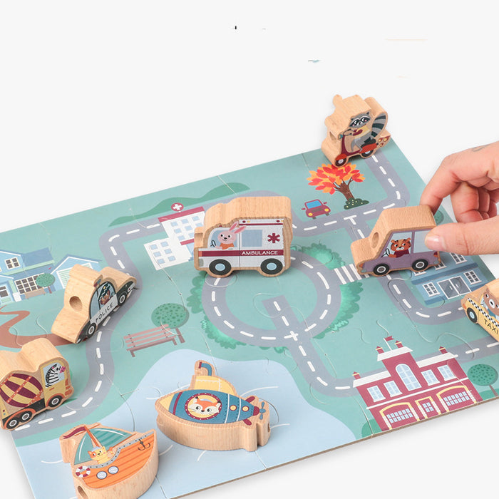 Large Wooden Vehicles For Early Education Of Young Children 🇨🇳 🐣🐣