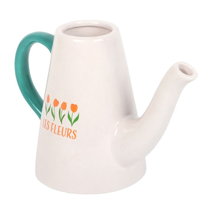 Les Fleurs Tulip Ceramic Watering Can 🇬🇧