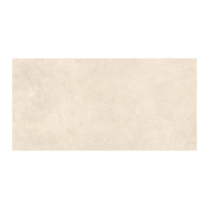 Beige rectangular stone effect tile
