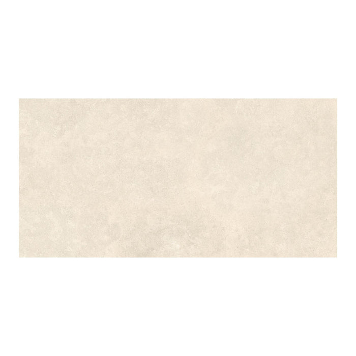 Beige rectangular stone effect tile