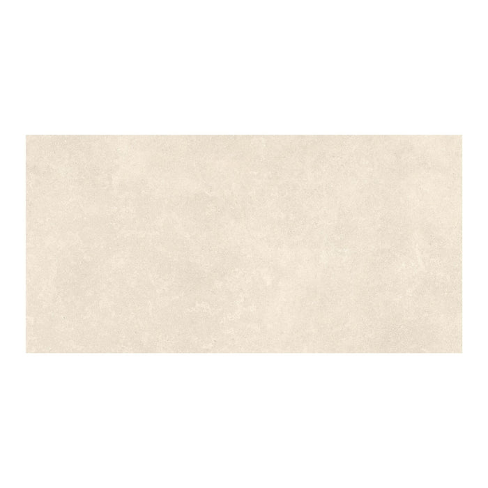 Beige rectangular stone effect tile