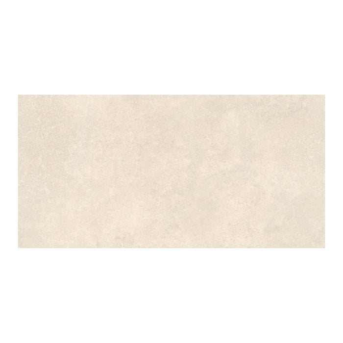 Beige rectangular stone effect tile