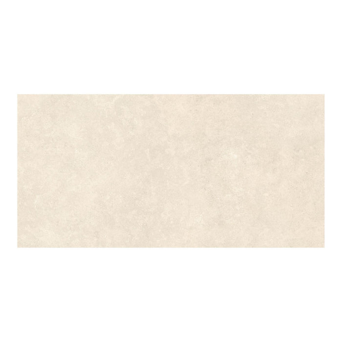 Beige rectangular stone effect tile