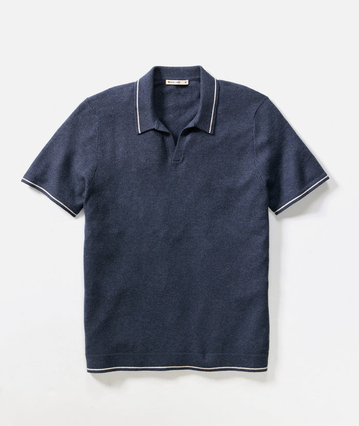Liam Sweater Polo Dark Indigo
