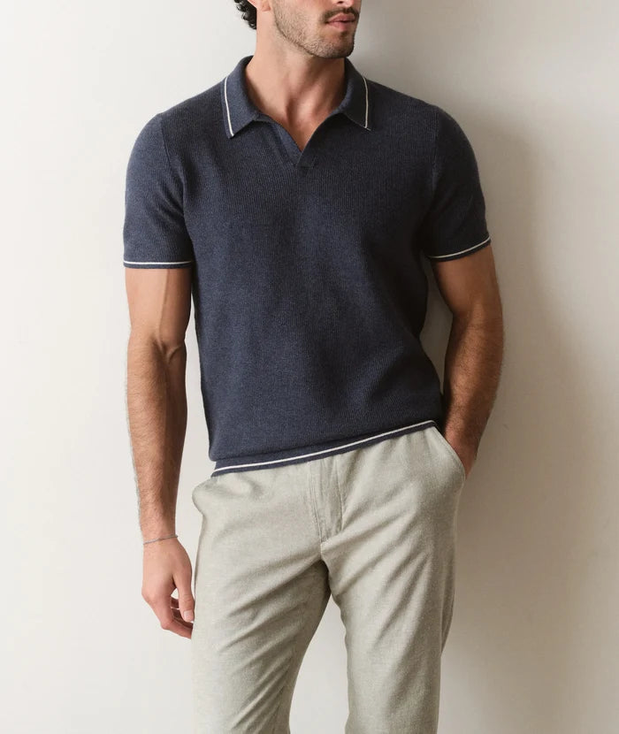 Liam Sweater Polo Dark Indigo