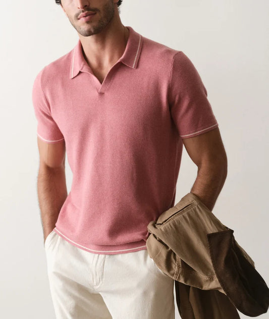 Liam Sweater Polo Withered Rose