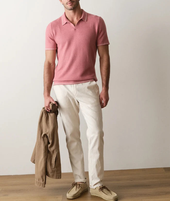 Liam Sweater Polo Withered Rose