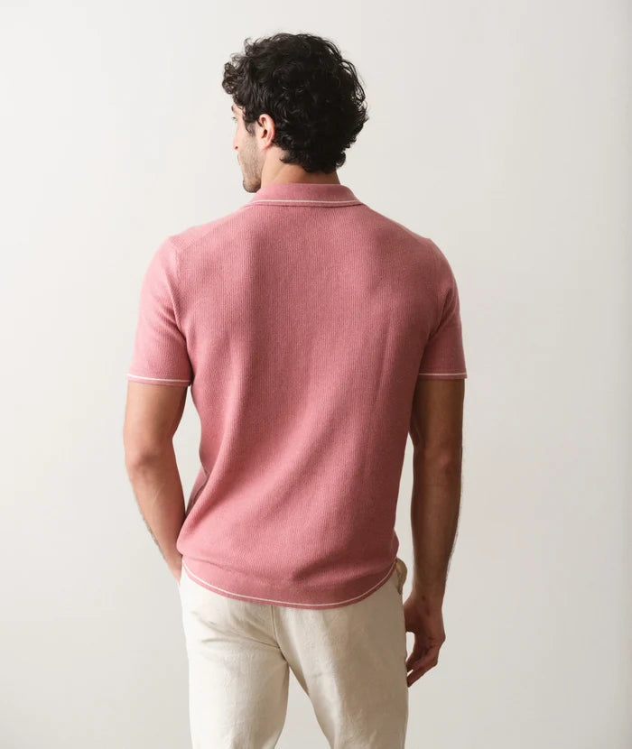 Liam Sweater Polo Withered Rose