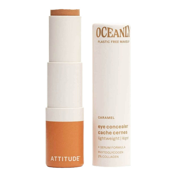 Oceanly eye concealer stick with packaging on a white background.