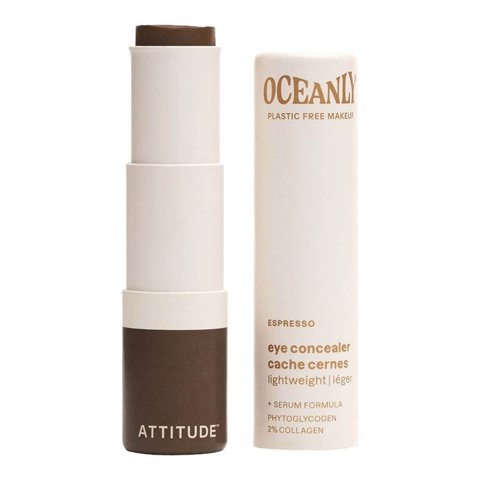 Eye concealer stick with packaging on a white background.