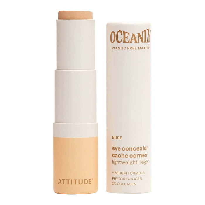 Oceanly eye concealer stick with packaging on a white background.