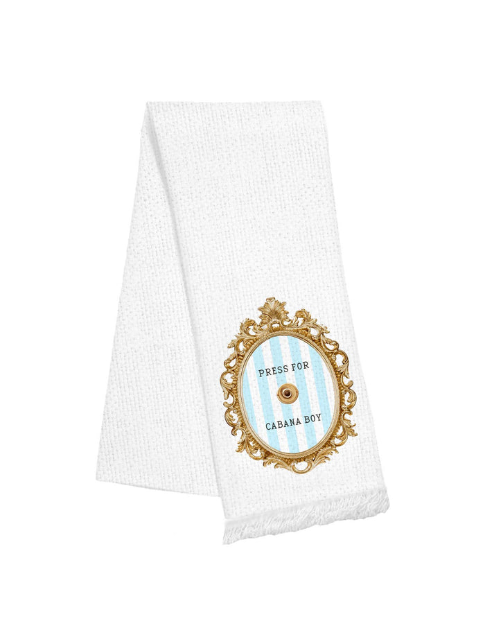 Linen Fringe Towel - Press for Cabana Boy