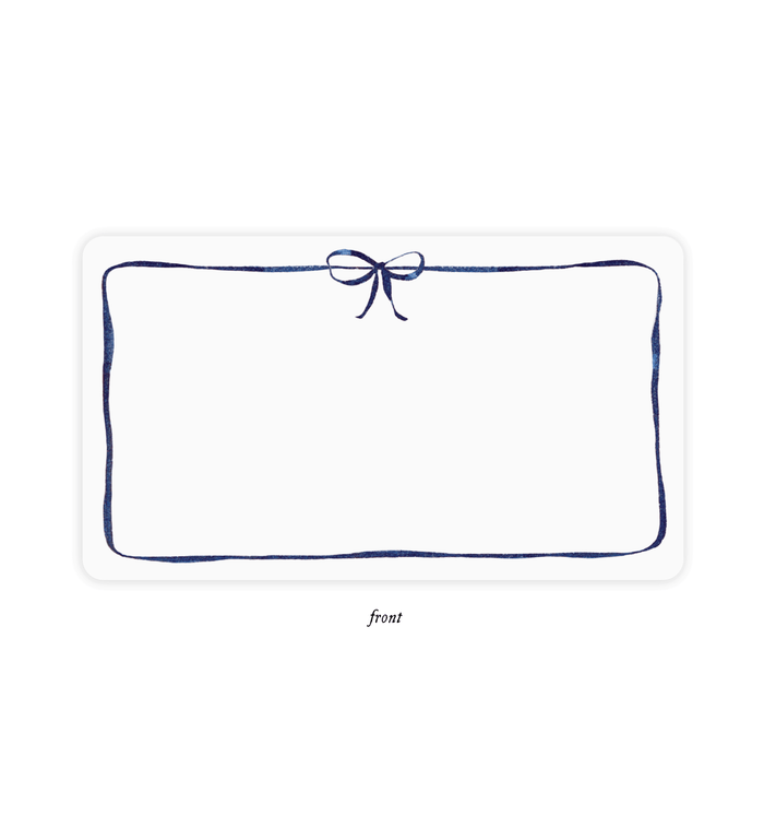 Little Notes®-Navy Bow Boxed Set of 85 Mini Notes