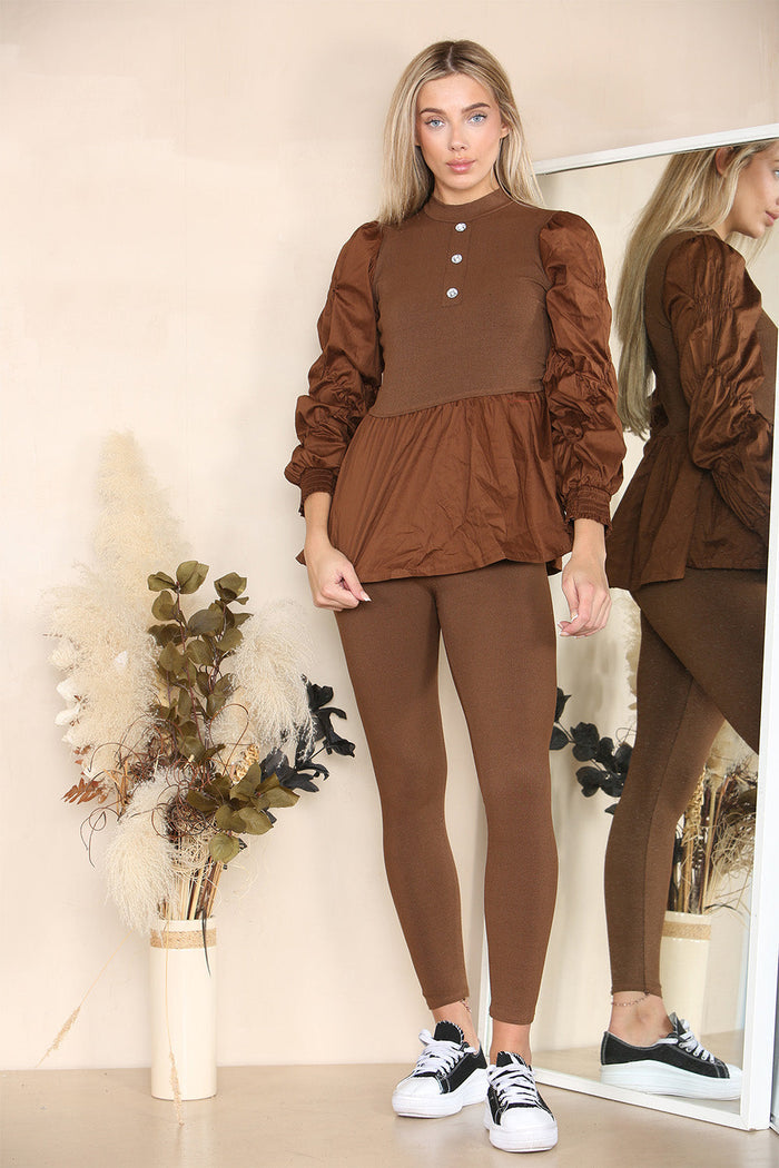 Chocolate / One Size UK Fit (6-12)