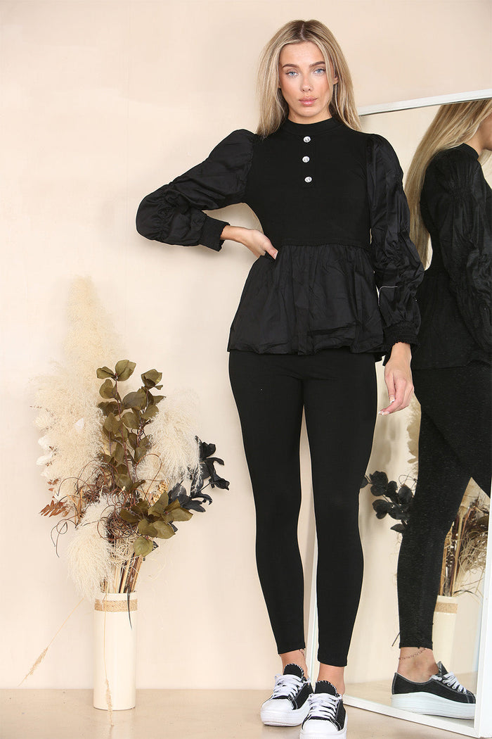 Black / One Size UK Fit (6-12)