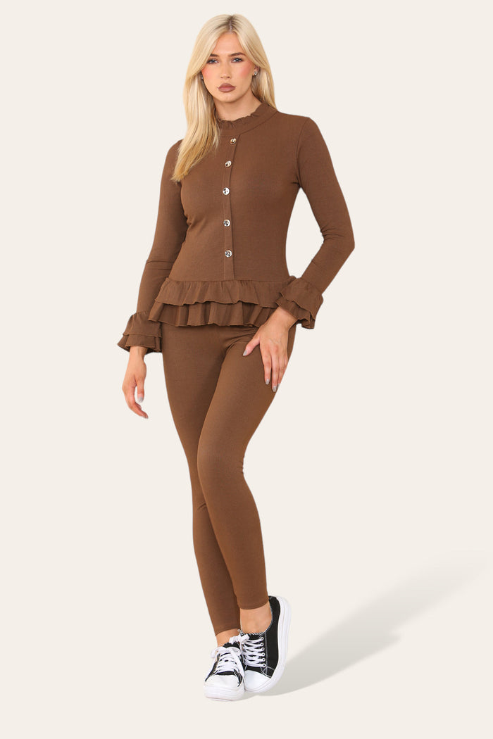 Chocolate / One Size UK Fit (8-14) / 1