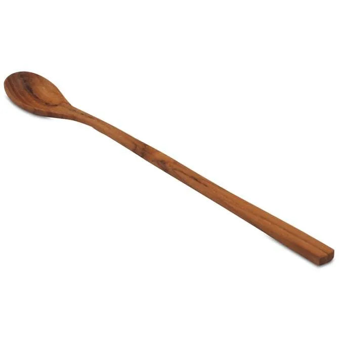 Long Teak Spoons - 8 inch - set of 4
