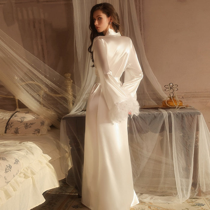 Low-cut, Deep-V Daringly Slit Lingerie With A Pure Alluring Vibe 🇨🇳