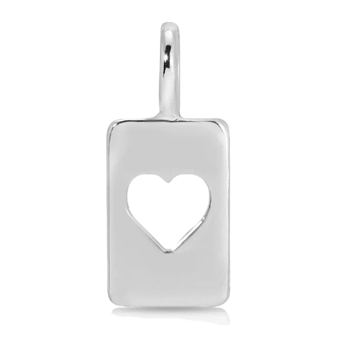 Lucky Feather Charm Garden - LOVE - Cut out heart