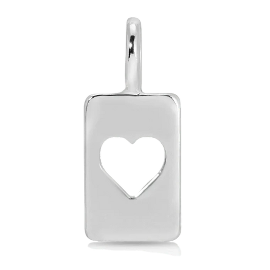 Lucky Feather Charm Garden - LOVE - Cut out heart