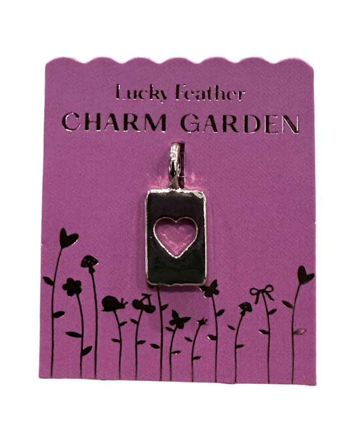 Lucky Feather Charm Garden - LOVE - Cut out heart