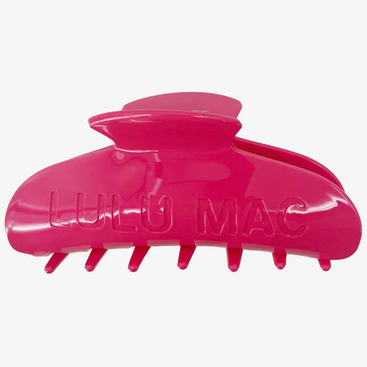 Lulu Mac Hair Clip HOT PINK