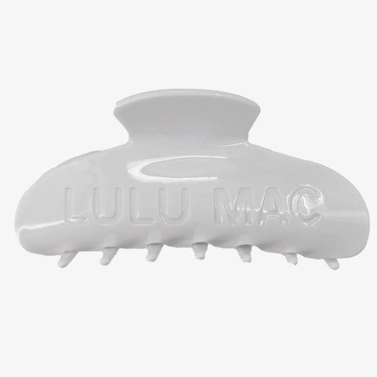 Lulu Mac Hair Clip WHITE