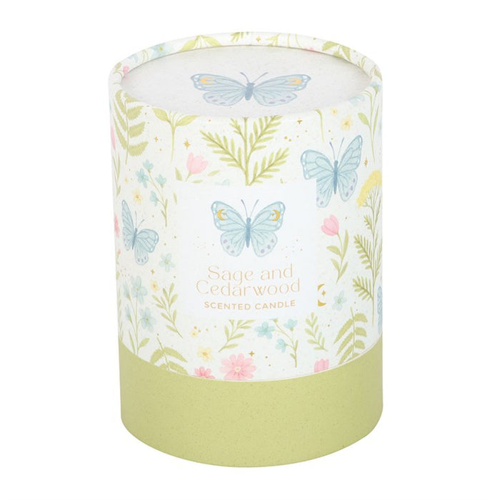 Luna Bloom Butterfly Sage and Cedarwood Candle 🇬🇧