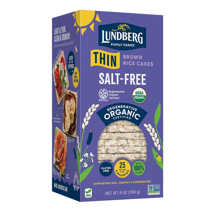 Lundberg: Thin Stackers Brown Rice Salt-Free