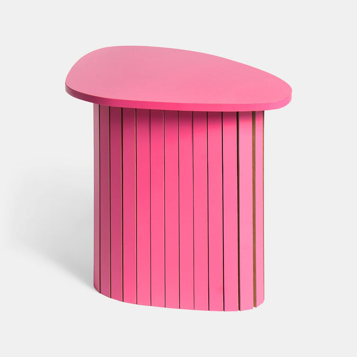 Madison Ribbed Side Table - Hot Pink 🇬🇧