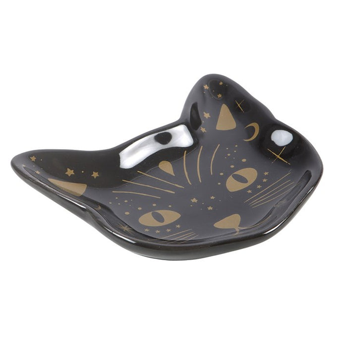 Magick Black Cat Face Trinket Dish 🇬🇧