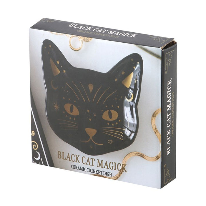 Magick Black Cat Face Trinket Dish 🇬🇧