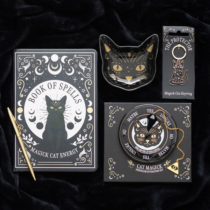 Magick Black Cat Face Trinket Dish 🇬🇧