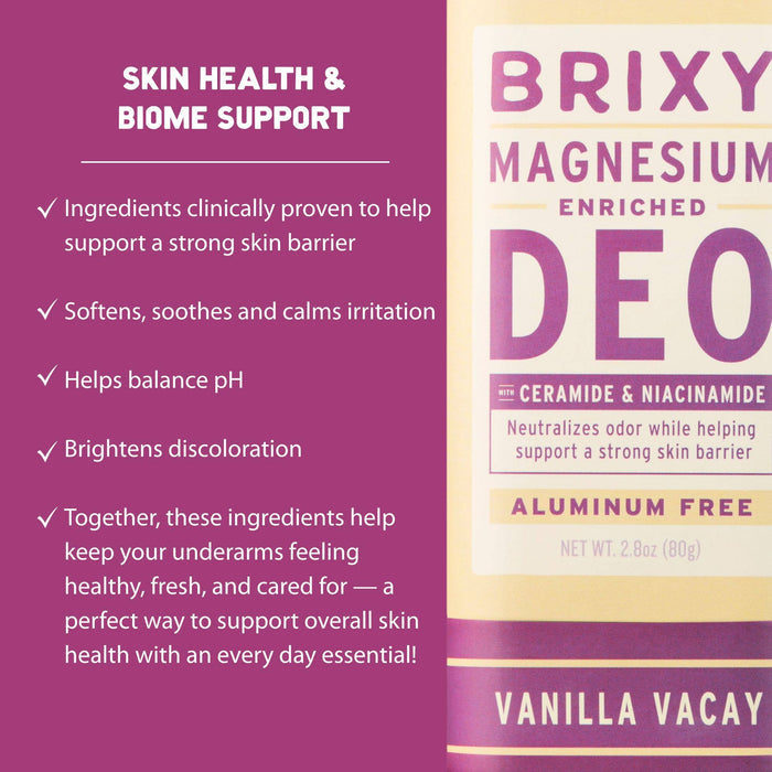 Magnesium Enriched Deodorant | Aluminum Free
