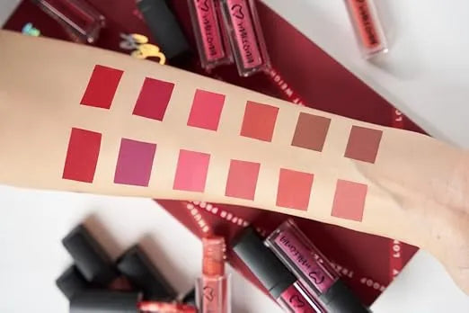 MAKEZMIA LIQUID LIPSTICK SET (12 Colors)