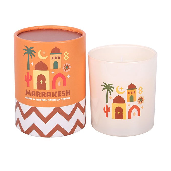 Marrakesh Amber & Saffron Scented Candle 🇬🇧