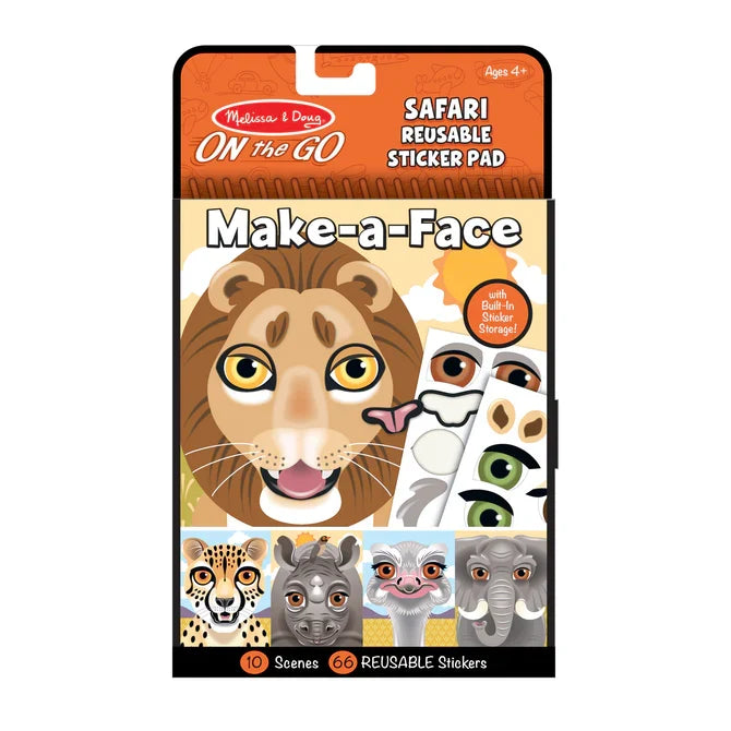 Melissa & Doug On-the-Go Make A Face - Safari