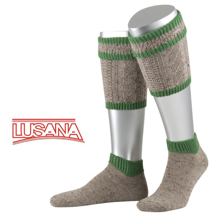 Men's Loferl Loden Tweed (beige/apple green)