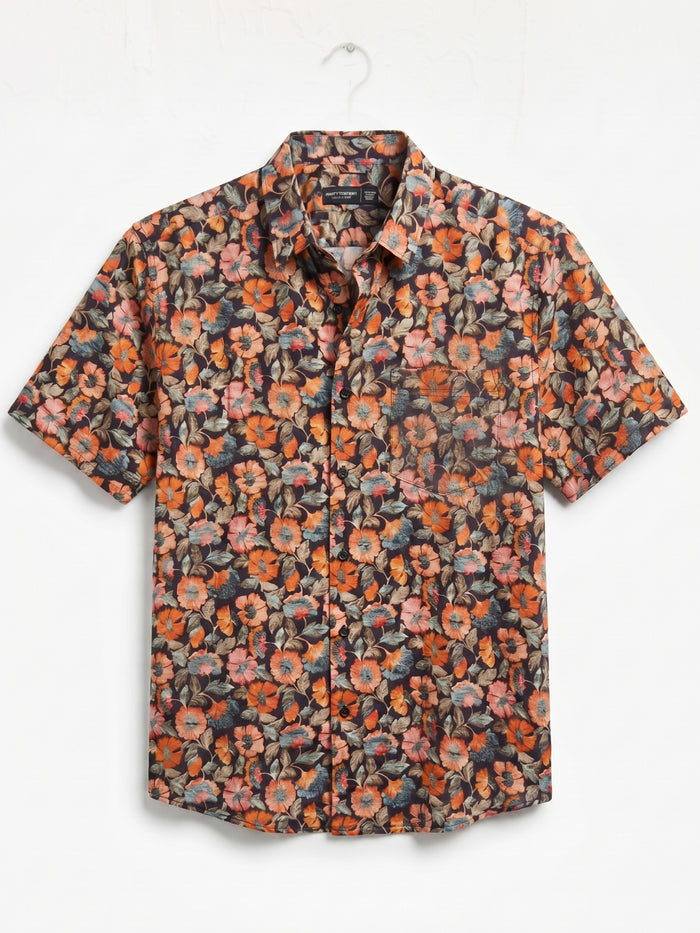 Men's Multi Tencel Linen Regular Fit Shirt