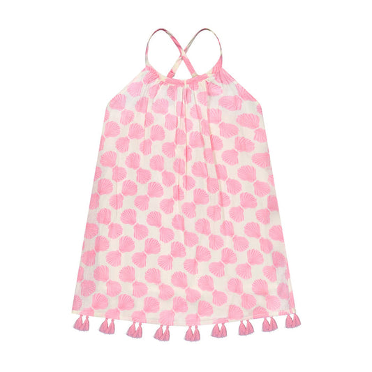 Mer St Barth Mini Chantal Sundress Shell Beach Pink