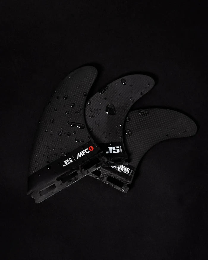 MFC JS Thruster S Futures Fins detail close-up