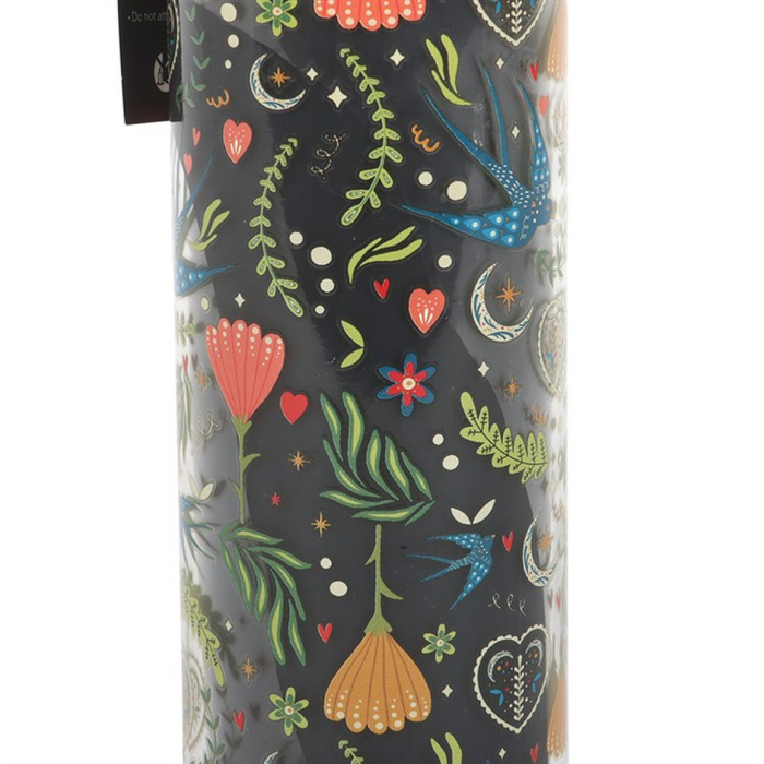 Midnight Bloom Print French Tulip Tube Candle 🇬🇧